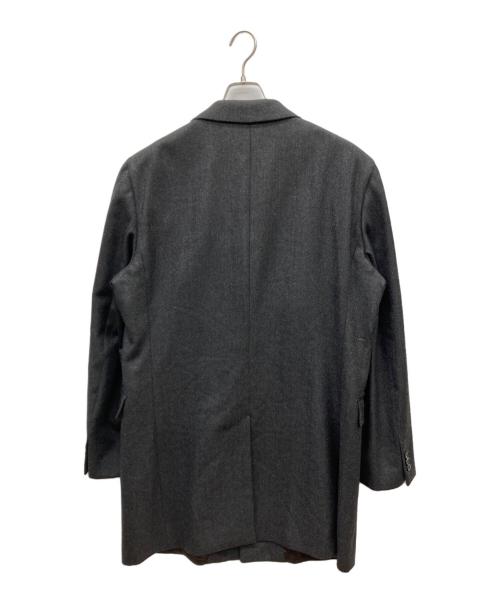 CARUSO（カルーゾ）CARUSO (カルーゾ) ヘリンボーンウールチェスターコート/LORO PIANA/ロロピアーナ チャコールグレー サイズ:56Rの古着・服飾アイテム