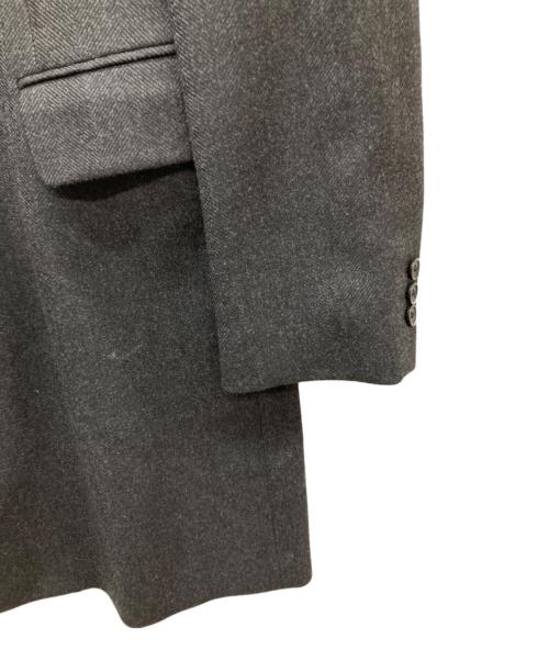 CARUSO（カルーゾ）CARUSO (カルーゾ) ヘリンボーンウールチェスターコート/LORO PIANA/ロロピアーナ チャコールグレー サイズ:56Rの古着・服飾アイテム