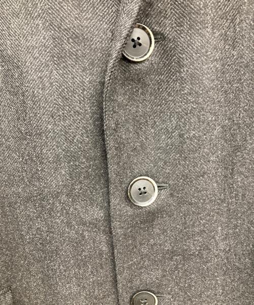 CARUSO（カルーゾ）CARUSO (カルーゾ) ヘリンボーンウールチェスターコート/LORO PIANA/ロロピアーナ チャコールグレー サイズ:56Rの古着・服飾アイテム