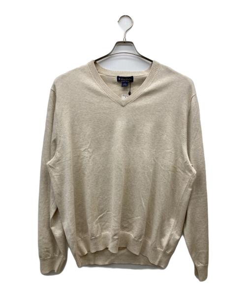 BROOKS BROTHERS（ブルックスブラザーズ）BROOKS BROTHERS (ブルックスブラザーズ) Vネックニット ベージュ サイズ:XXL 未使用品の古着・服飾アイテム