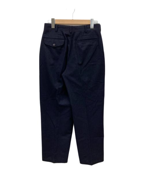 COMME des GARCONS HOMME PLUS（コムデギャルソンオムプリュス）COMME des GARCONS HOMME PLUS (コムデギャルソンオムプリュス) 80’S ツータックウールパンツ ネイビー サイズ:Sの古着・服飾アイテム