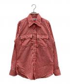 LEVI'Sリーバイス）の古着「70s ギンガムチェックシャツ」｜レッド×ホワイト