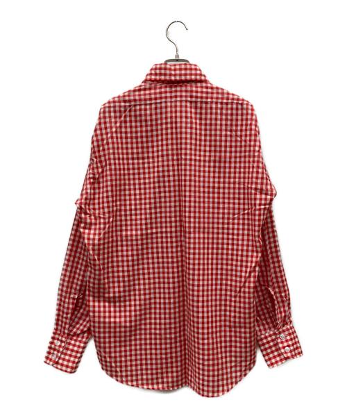 LEVI'S（リーバイス）LEVI'S (リーバイス) 70s ギンガムチェックシャツ レッド×ホワイト サイズ:Mの古着・服飾アイテム