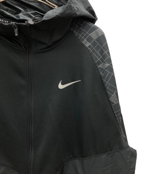 NIKE（ナイキ）NIKE (ナイキ) RPL ラン ディビジョン マイラー FLS フーディ ジャケット ブラック サイズ:Mの古着・服飾アイテム