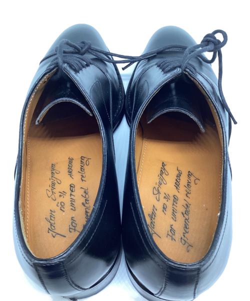 Jalan Sriwijaya（ジャランスリウァヤ）Jalan Sriwijaya (ジャランスリウァヤ) 内羽ストレートチップ シューズ ブラック サイズ:39の古着・服飾アイテム