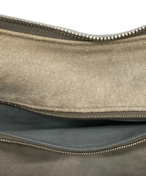 HIROFU（ヒロフ）HIROFU (ヒロフ) シボ革ショルダーバッグ グレージュの古着・服飾アイテム