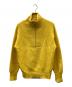 ESTNATION（エストネーション）の古着「Halfzip Highneck Knit」｜イエロー