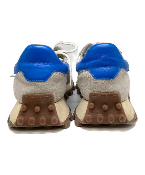 TOD'S（トッズ）TOD'S (トッズ) ALLACCIATA RUNNING 25K ホワイト×ブルー サイズ:8の古着・服飾アイテム