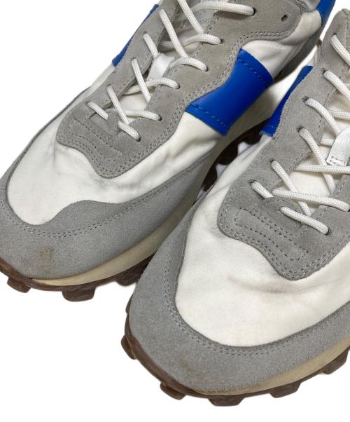 TOD'S（トッズ）TOD'S (トッズ) ALLACCIATA RUNNING 25K ホワイト×ブルー サイズ:8の古着・服飾アイテム