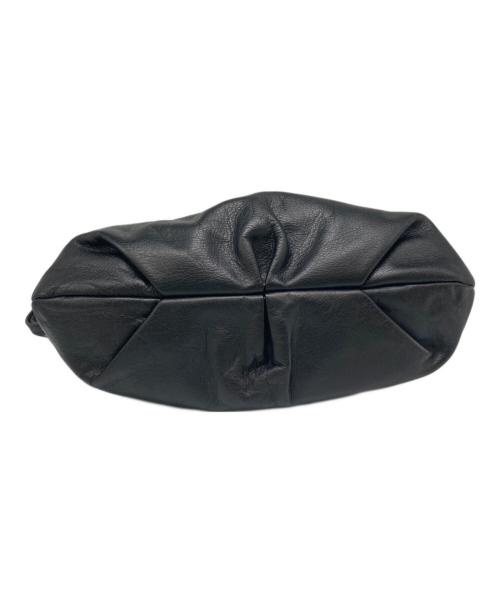 russet（ラシット）russet (ラシット) 4WAYレザー巾着ショルダーバッグ ブラックの古着・服飾アイテム