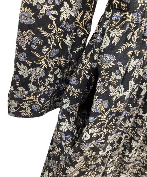 BEARDSLEY（ビアズリー）BEARDSLEY (ビアズリー) サラサプリントワンピース ブラック サイズ:FREEの古着・服飾アイテム