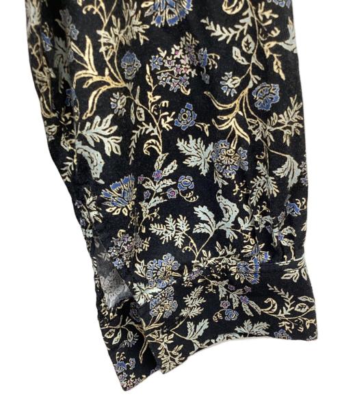 BEARDSLEY（ビアズリー）BEARDSLEY (ビアズリー) サラサプリントワンピース ブラック サイズ:FREEの古着・服飾アイテム