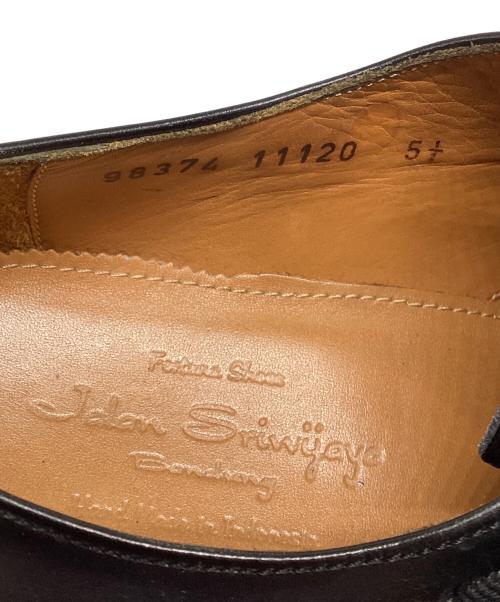 Jalan Sriwijaya（ジャランスリウァヤ）Jalan Sriwijaya (ジャランスリウァヤ) ダブルモンクレザーシューズ ブラック サイズ:5.5の古着・服飾アイテム