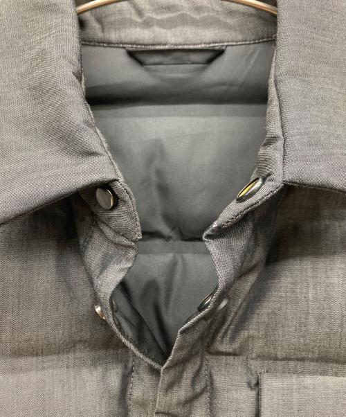 EMPORIO ARMANI（エンポリオアルマーニ）EMPORIO ARMANI (エンポリオアルマーニ) パデットシャツジャケット グレー サイズ:48の古着・服飾アイテム