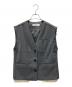 anuke（アンヌーク）の古着「Cutoff Twill Vest」｜グレー
