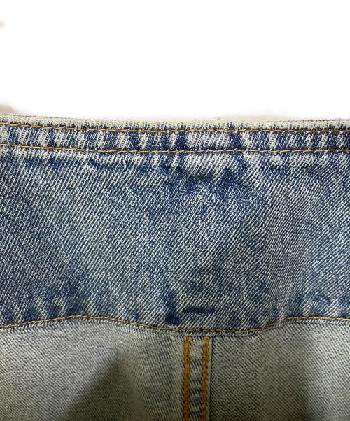 Sea Room lynn（シールームリン）Sea Room Lynn (シールームリン) ダメージ加工デニムオーバーオール インディゴ サイズ:Mの古着・服飾アイテム