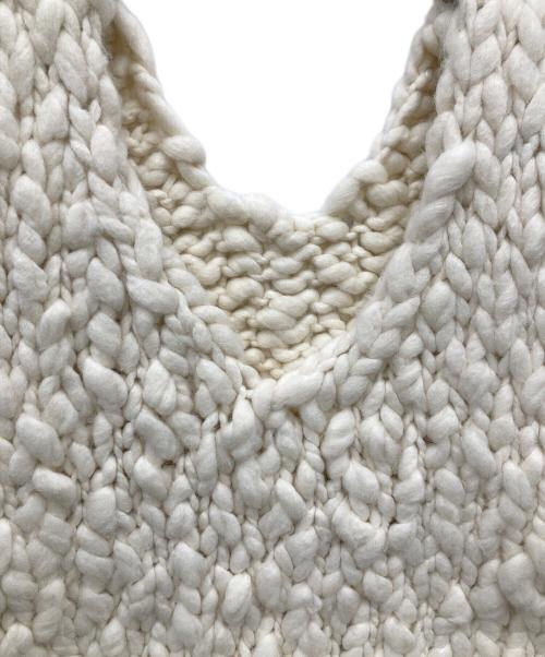 Sea Room lynn（シールームリン）Sea Room lynn (シールームリン) HM 2wayニットベスト アイボリー サイズ:FREE 未使用品の古着・服飾アイテム