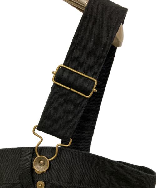 Sea Room lynn（シールームリン）Sea Room Lynn (シールームリン) Denimベアサロペット ブラック サイズ:Mの古着・服飾アイテム