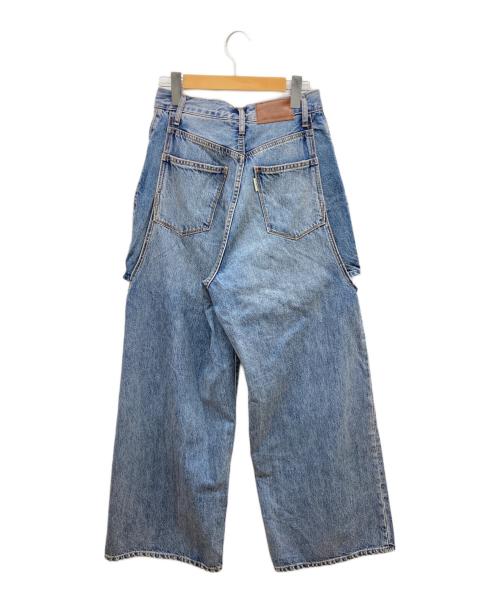 htage（テージ）Htage (テージ) サイドデザインルーズデニム インディゴ サイズ:W25 未使用品の古着・服飾アイテム