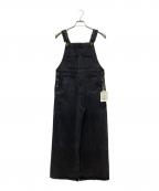 Sea Room lynnシールームリン）の古着「Vintage looseオーバーオール」｜ブラック