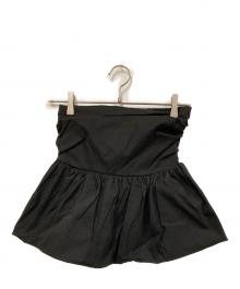 Sea Room lynn（シールームリン）の古着「Layered balloon ショートビスチェ」｜ブラック