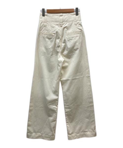 Sea Room lynn（シールームリン）Sea Room lynn (シールームリン) ハイウエストLOOSEチノトラウザー ホワイト サイズ:25 未使用品の古着・服飾アイテム