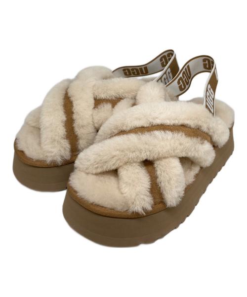 UGG（アグ）UGG (アグ) Disco Cross Slide/ディスコクロスサンダル ブラウン サイズ:24の古着・服飾アイテム