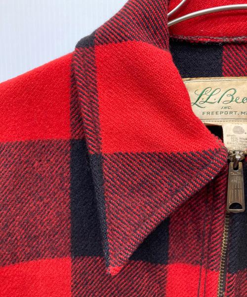 L.L.Bean（エルエルビーン）L.L.Bean (エルエルビーン) ウールジャケット/筆記体ロゴ・60ｓ レッド サイズ:Sの古着・服飾アイテム