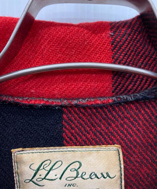 L.L.Bean（エルエルビーン）L.L.Bean (エルエルビーン) ウールジャケット/筆記体ロゴ・60ｓ レッド サイズ:Sの古着・服飾アイテム