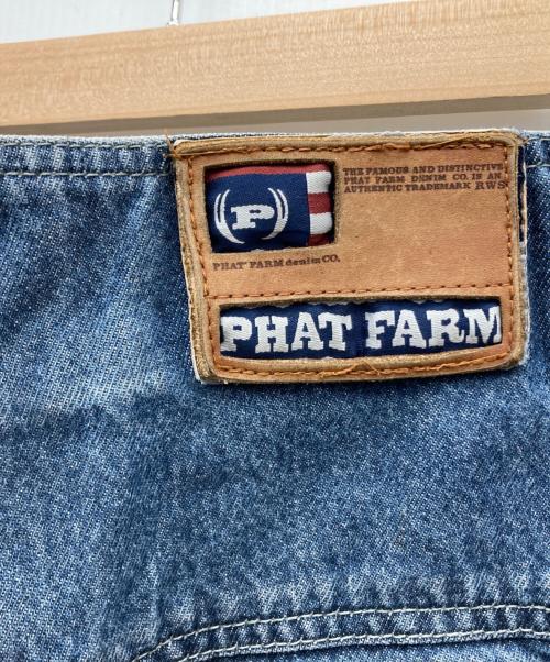PHAT FARM（ファットファーム）PHAT FARM (ファットファーム) ワイドデニムパンツ ブルー サイズ:W38の古着・服飾アイテム