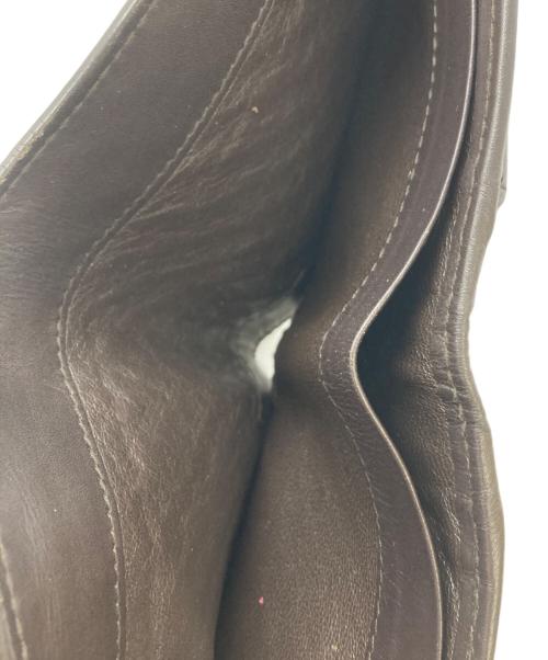 BOTTEGA VENETA（ボッテガベネタ）BOTTEGA VENETA (ボッテガベネタ) イントレチャート折り畳み財布 ブラウンの古着・服飾アイテム