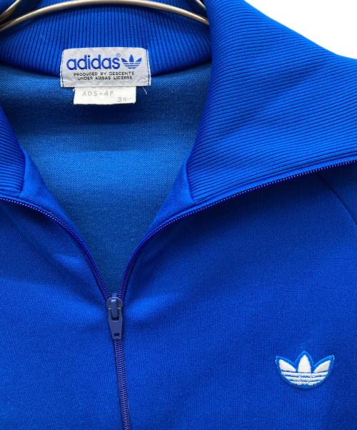 adidas（アディダス）adidas (アディダス) 80s サイドライントラックジャケット ブルー サイズ:3号の古着・服飾アイテム