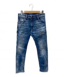 DIESEL（ディーゼル）の古着「ダメージ加工デニムパンツ」｜インディゴ