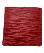 LOUIS VUITTONルイ ヴィトン）の古着「ポルトフォイユ・マルコ/エピ」｜レッド