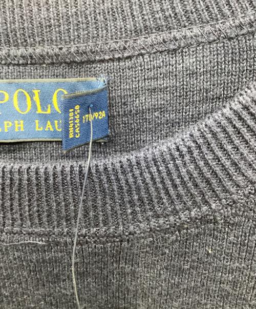 POLO RALPH LAUREN（ポロ・ラルフローレン）POLO RALPH LAUREN (ポロ・ラルフローレン) Cotton Letterman Sweater ネイビー サイズ:S 未使用品の古着・服飾アイテム