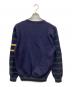 POLO RALPH LAUREN (ポロ・ラルフローレン) Cotton Letterman Sweater ネイビー サイズ:S 未使用品：12000円