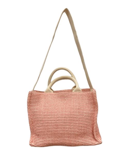 MARNI（マルニ）MARNI (マルニ) East-Westトートバッグ SMALL TOTE ピンクの古着・服飾アイテム