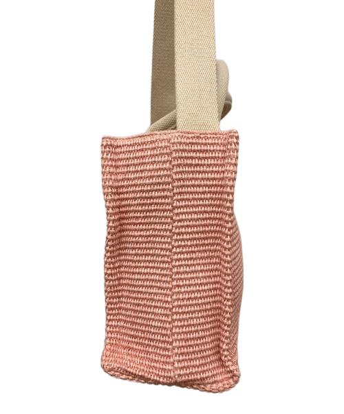 MARNI（マルニ）MARNI (マルニ) East-Westトートバッグ SMALL TOTE ピンクの古着・服飾アイテム