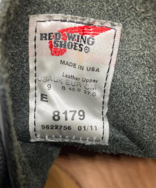 RED WING（レッドウィング）RED WING (レッドウィング) 6-inch Classic Moc/6インチクラックモック ブラック サイズ:9E(ﾜｲｽﾞ)の古着・服飾アイテム