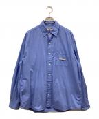 CAHLUMNカウラム）の古着「ブロードレギュラーシャツ」｜ブルー