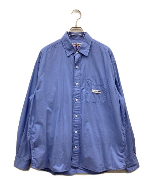 CAHLUMN（カウラム）CAHLUMN (カウラム) ブロードレギュラーシャツ ブルー サイズ:Mの古着・服飾アイテム