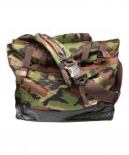 master-pieceマスターピース）の古着「カモフラメッセンジャーバッグ」｜オリーブ