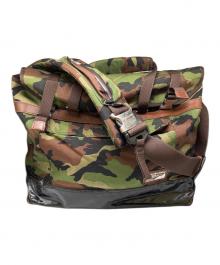 master-piece（マスターピース）の古着「カモフラメッセンジャーバッグ」｜オリーブ