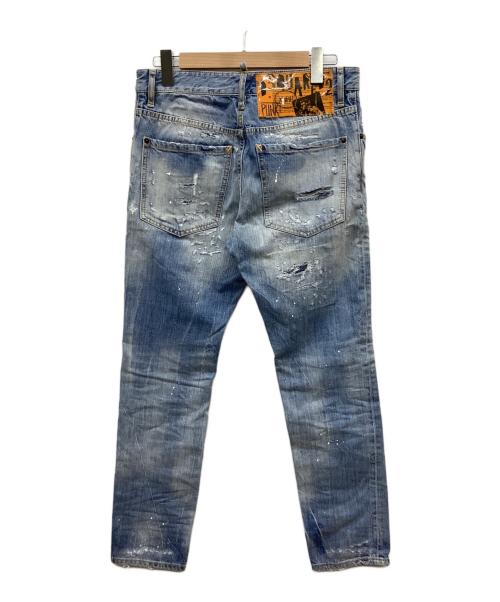 DSQUARED2（ディースクエアード）DSQUARED2 (ディースクエアード) CIGARETTE JEAN デニムパンツ インディゴ サイズ:46の古着・服飾アイテム