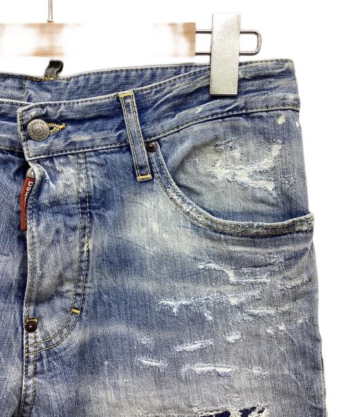 DSQUARED2（ディースクエアード）DSQUARED2 (ディースクエアード) CIGARETTE JEAN デニムパンツ インディゴ サイズ:46の古着・服飾アイテム