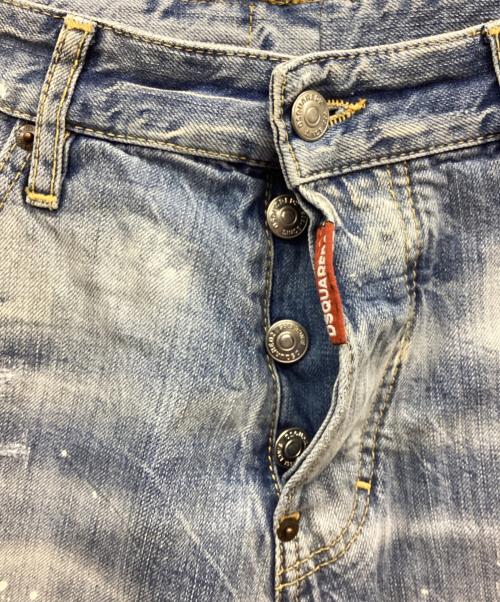 DSQUARED2（ディースクエアード）DSQUARED2 (ディースクエアード) CIGARETTE JEAN デニムパンツ インディゴ サイズ:46の古着・服飾アイテム