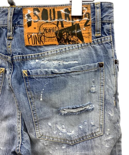DSQUARED2（ディースクエアード）DSQUARED2 (ディースクエアード) CIGARETTE JEAN デニムパンツ インディゴ サイズ:46の古着・服飾アイテム