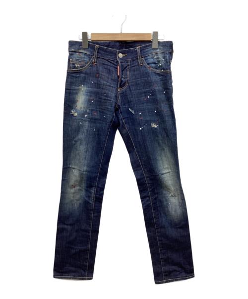 DSQUARED2（ディースクエアード）DSQUARED2 (ディースクエアード) SLIM JEAN デニムパンツ インディゴ サイズ:44の古着・服飾アイテム