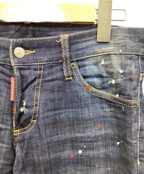 DSQUARED2（ディースクエアード）DSQUARED2 (ディースクエアード) SLIM JEAN デニムパンツ インディゴ サイズ:44の古着・服飾アイテム