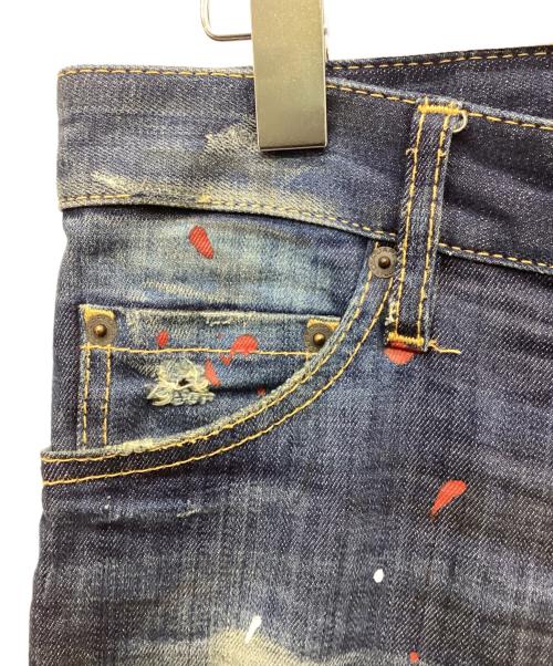 DSQUARED2（ディースクエアード）DSQUARED2 (ディースクエアード) SLIM JEAN デニムパンツ インディゴ サイズ:44の古着・服飾アイテム